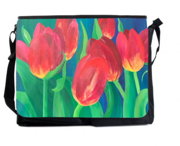Schultasche FLOWER POWER "Tulpen"
