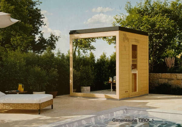 Gartensauna TIROL 1 + 2