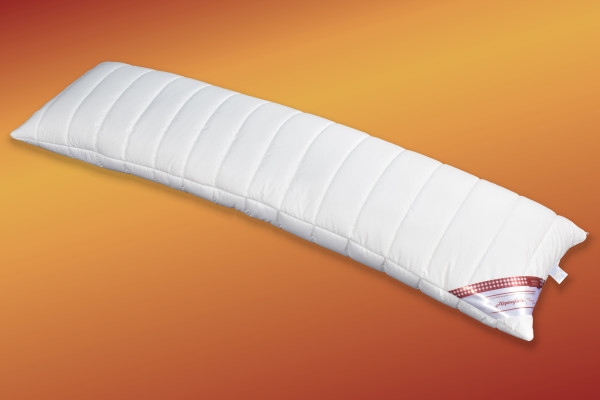 Alpenglück Seitenschläferkissen mit Schaffschurwolle & Zirbe 40/140cm